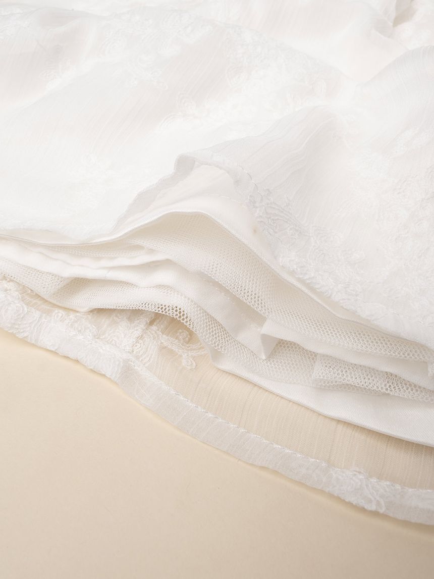 βρεφικό φορεματάκι λευκό με τούλι για κορίτσι - Prénatal