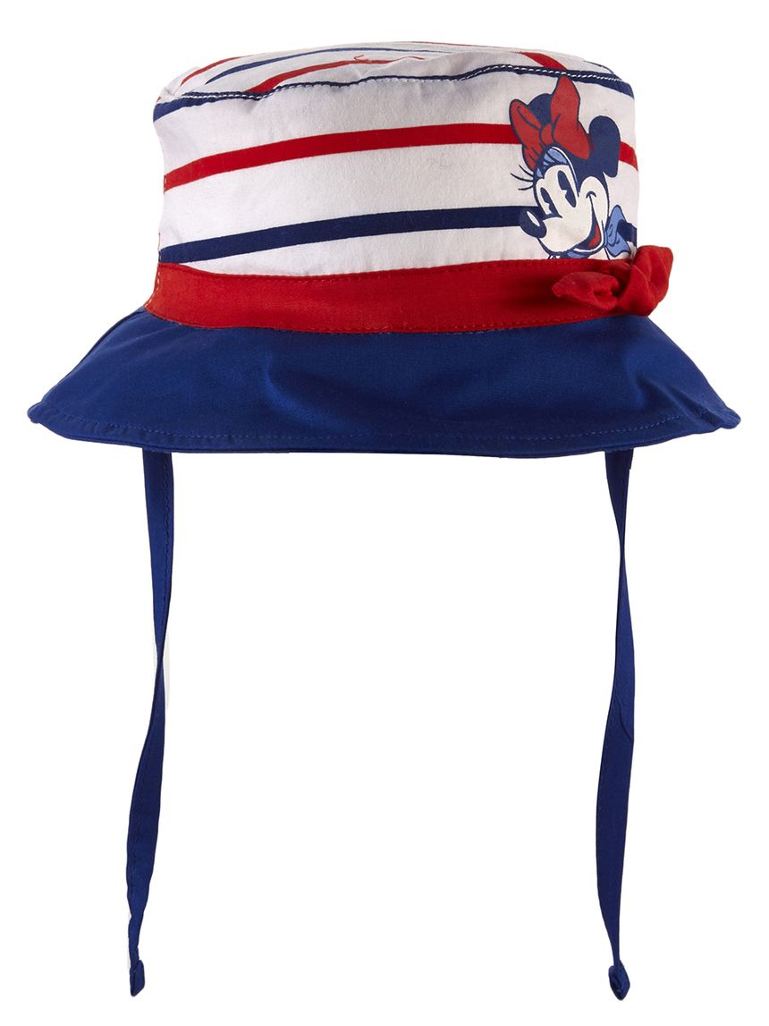 καπέλο ριγέ μπλε - κόκκινο minnie για κορίτσι - Prénatal