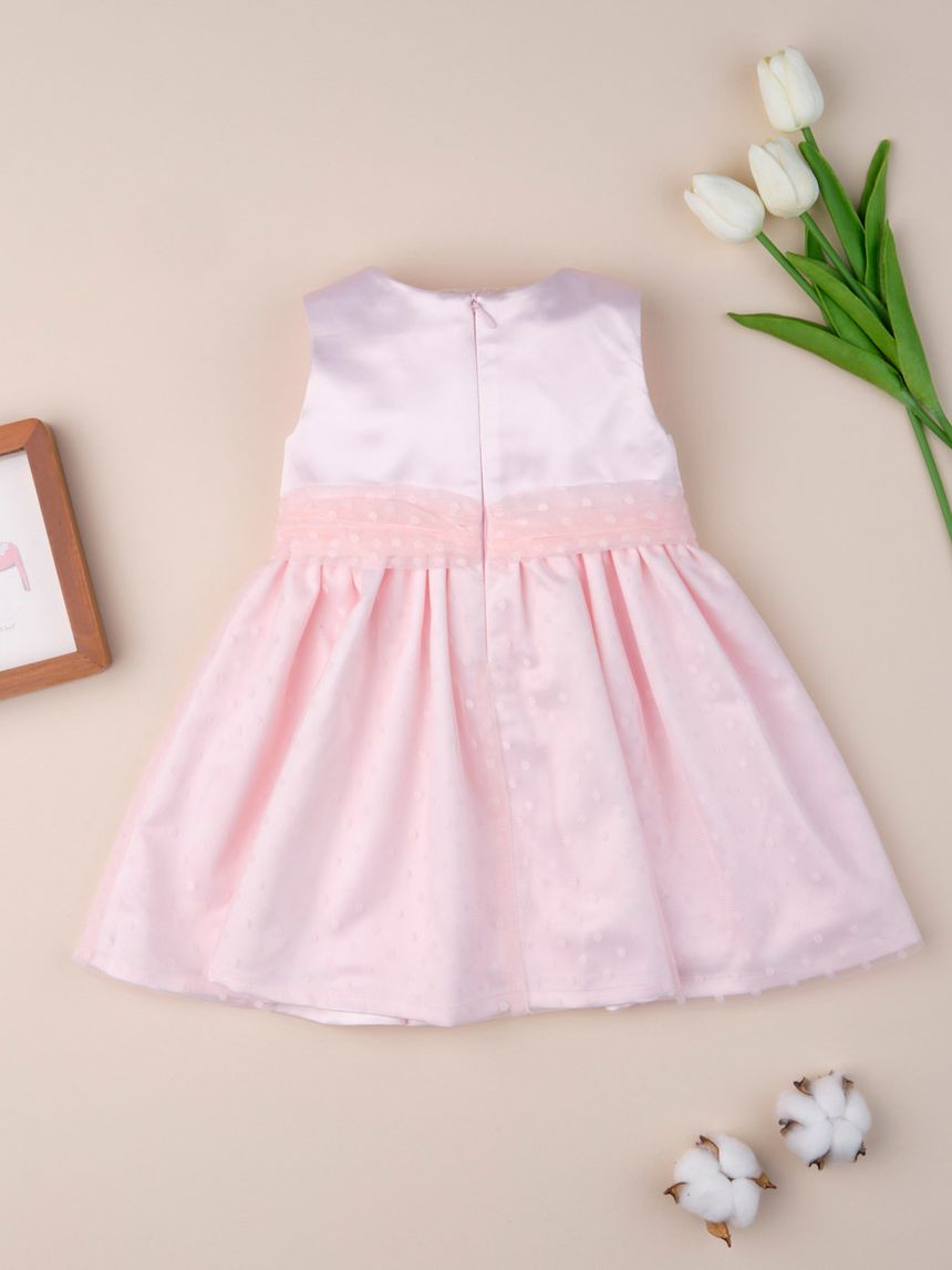 φόρεμα ροζ πουά για κορίτσι - Prénatal