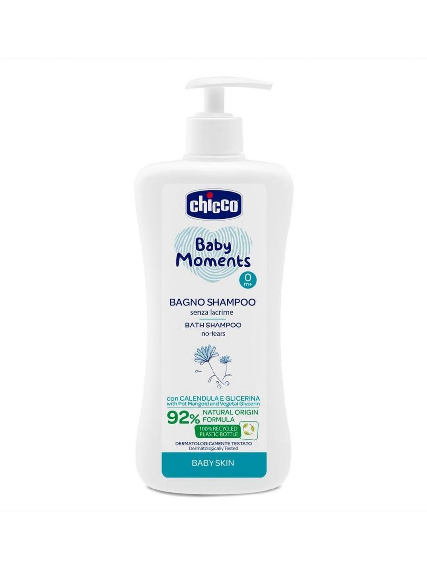 Chicco αφρόλουτρο-σαμπουάν baby moments 500ml l40-10591-80 - Chicco