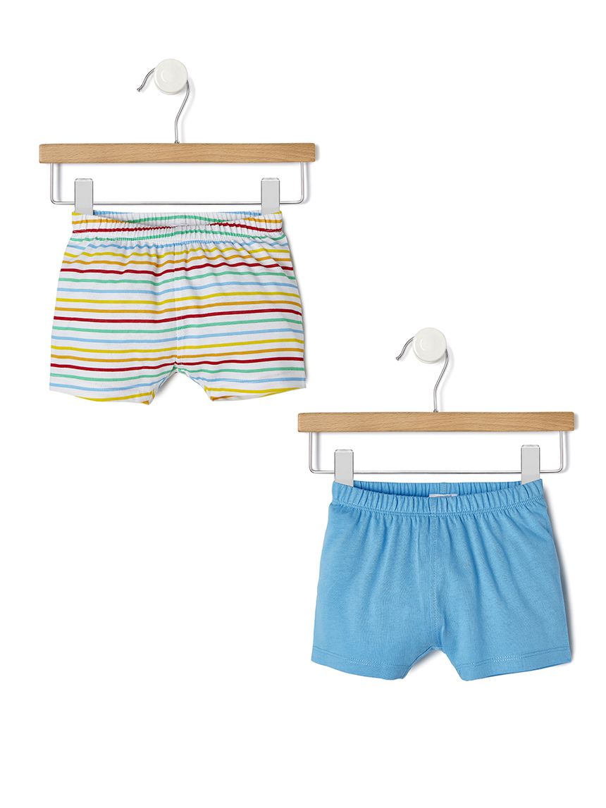 σορτς jersey πακέτο x2 τμχ για αγόρι - Prénatal