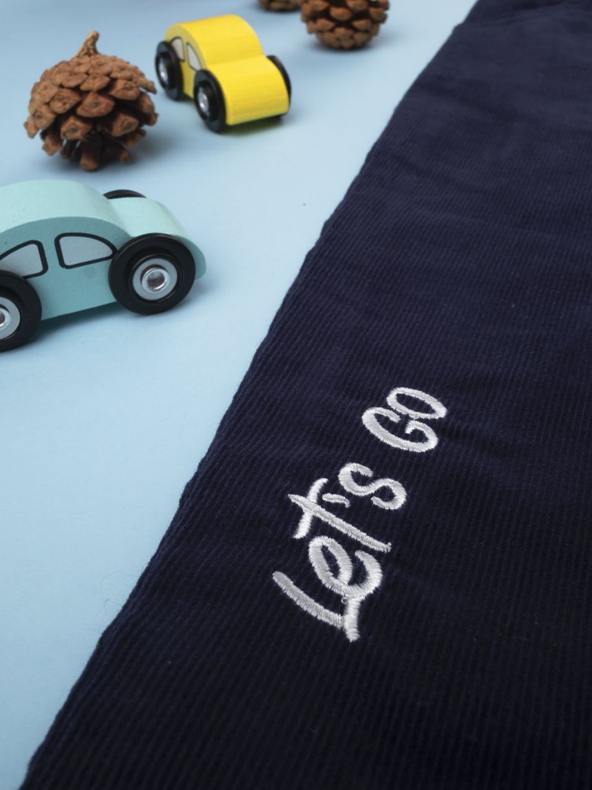 παντελόνι βελουτέ βαμβακερό για αγόρι - Prénatal