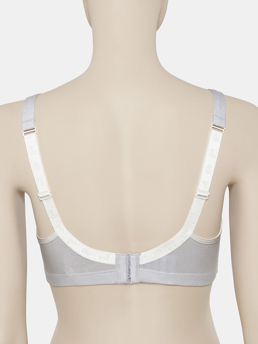 σουτιέν εγκυμοσύνης ενισχυμένο ριγέ με δαντέλα cup c - Prénatal