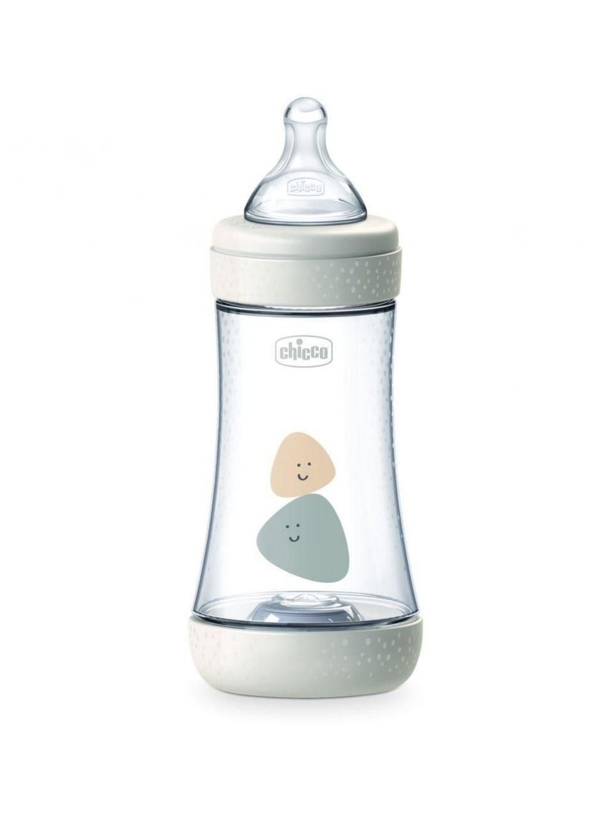 Chicco μπιμπερό πλαστικό perfect 5 240 ml - μέτρια ροή – unisex 2 μηνών+ - Chicco