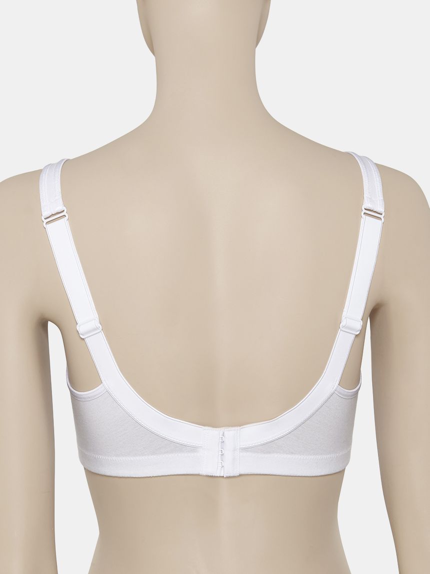 σουτιεν θηλασμου cotton lycra λευκο cup  c - Prénatal
