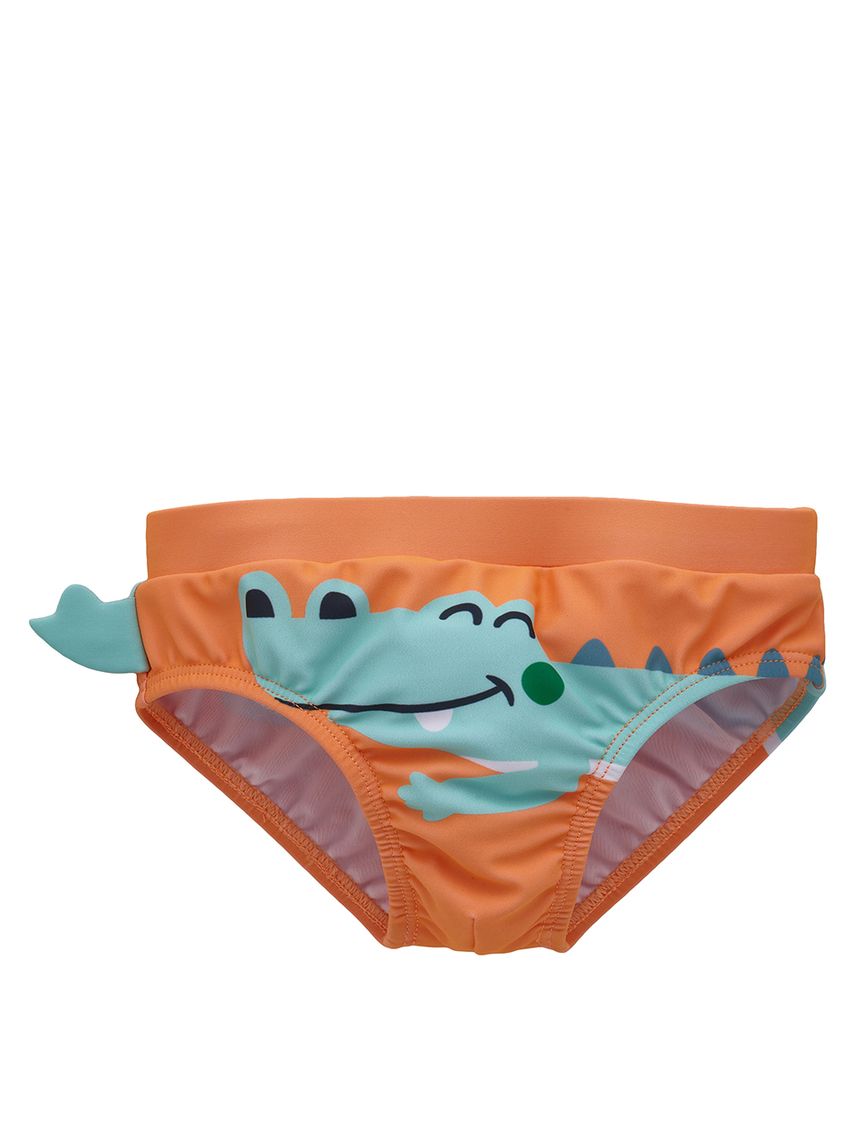 μαγιό σλιπ με στάμπα κροκόδειλο για αγόρι - Prénatal