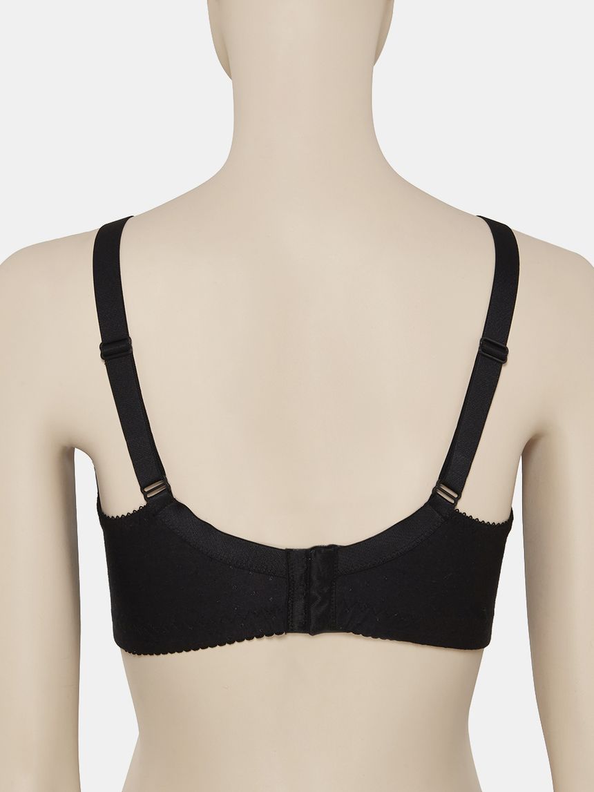 σουτιέν θηλασμού από βαμβάκι μαύρο cup c - Prénatal