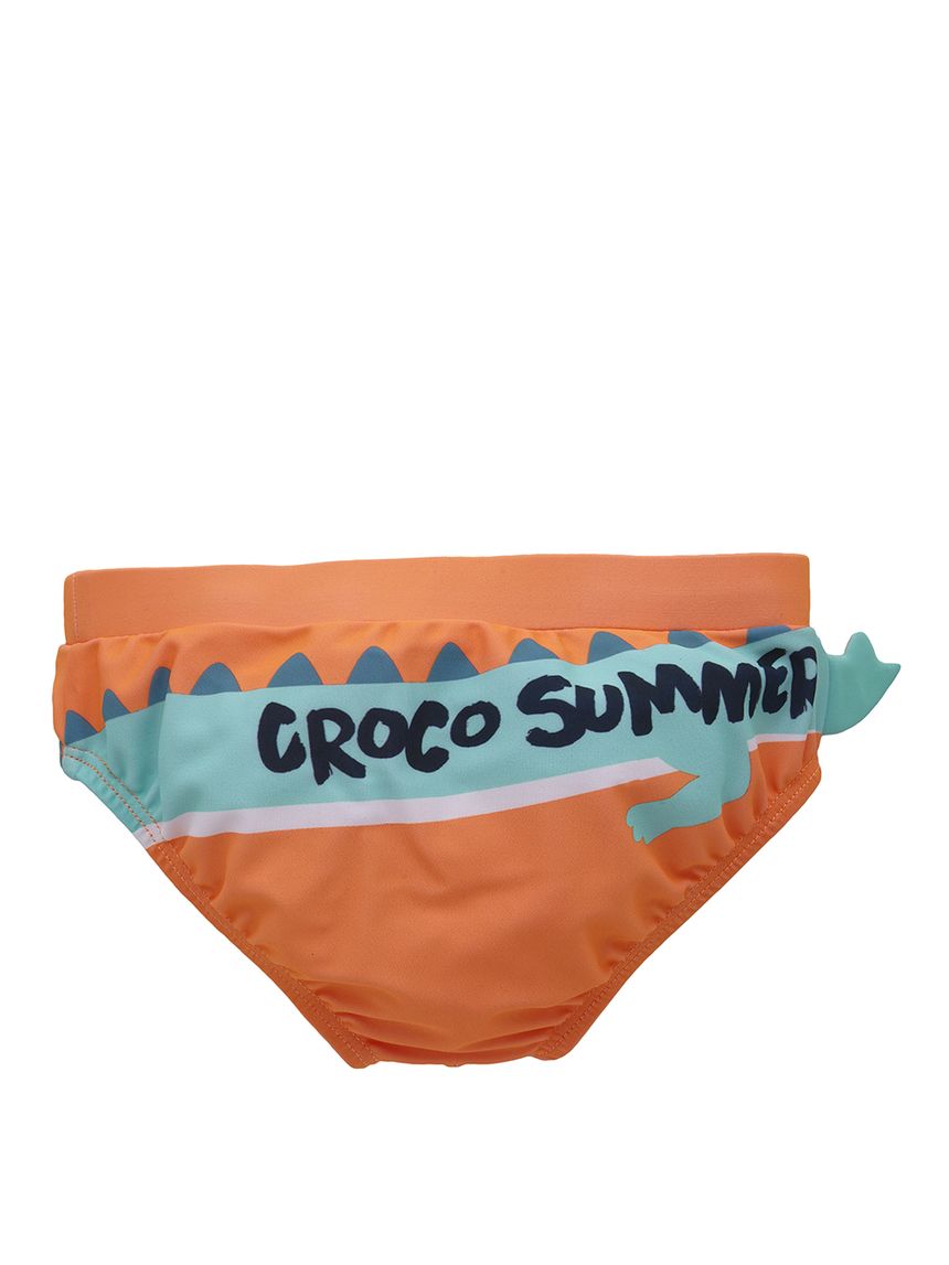 μαγιό σλιπ με στάμπα κροκόδειλο για αγόρι - Prénatal