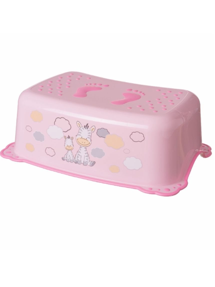 Giordani σκαλάκι μπάνιου ροζ ζέβρα - Giordani