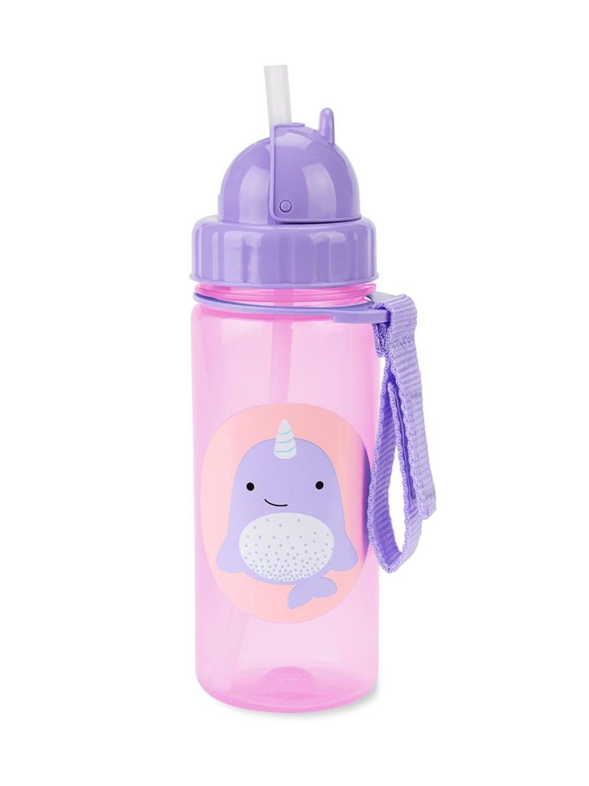 Skip hop zoo πλαστικό παγούρι με καλαμάκι 384.5ml narwhal 29-2903033-10 - SKIP HOP