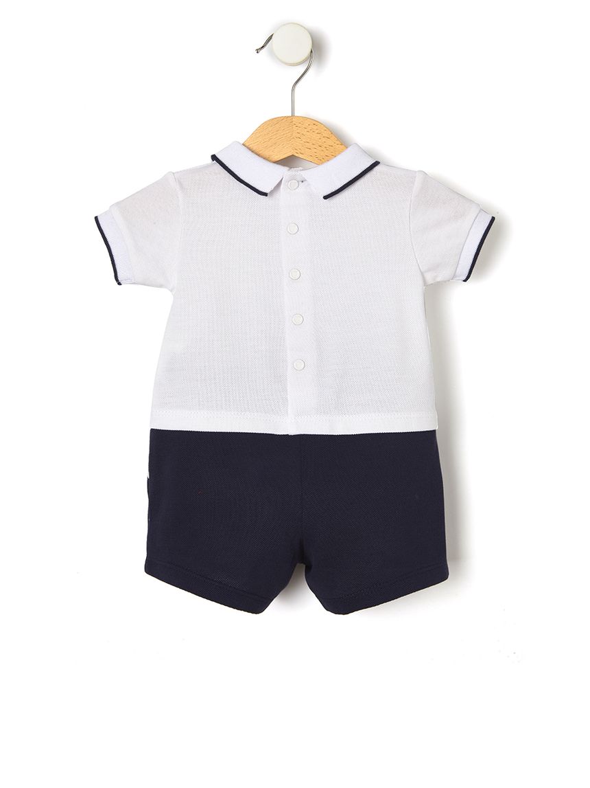 φορμάκι κοντό δίχρωμο για αγόρι 664925 - Prénatal