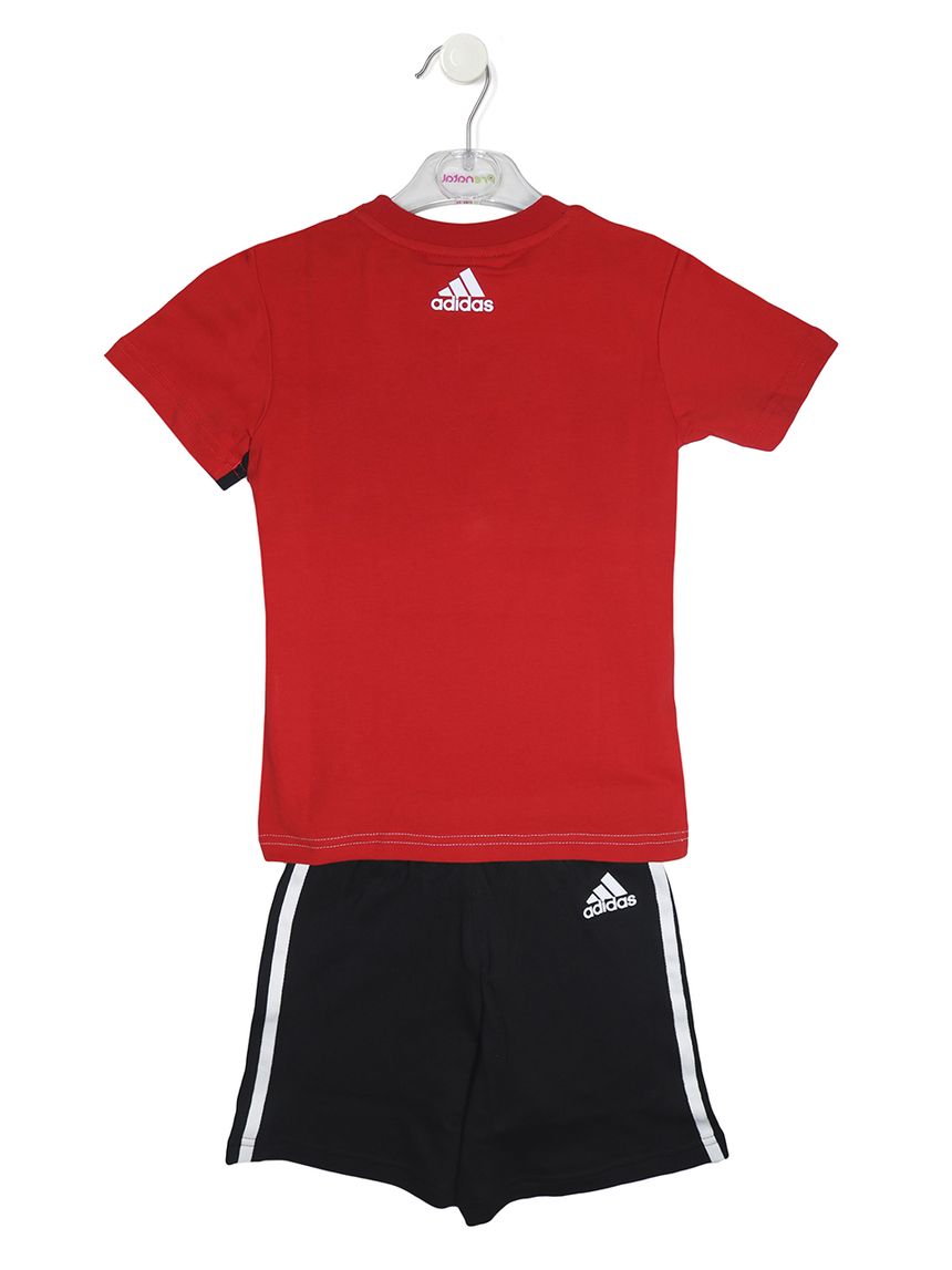 Adidas σετ σορτς μπλούζα κόκκινο-μπλε για αγόρι - Adidas