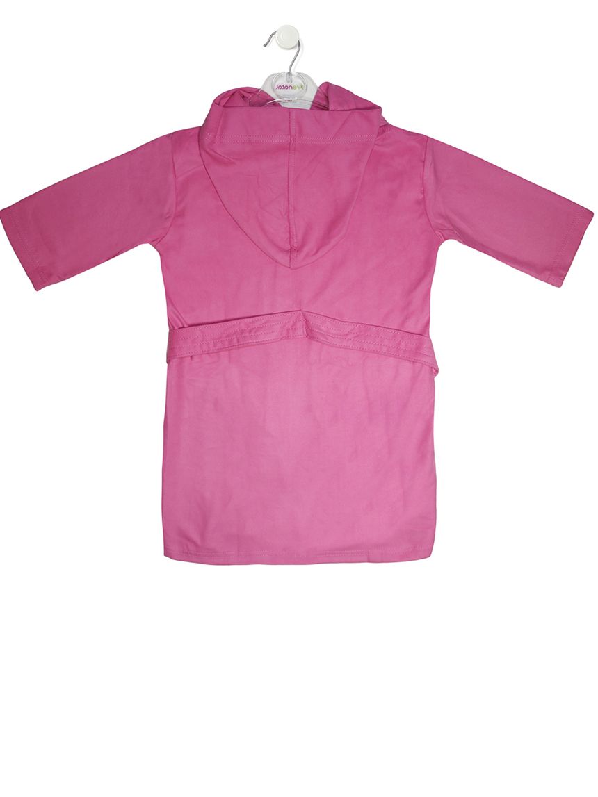 μπουρνούζι φούξια από microfibra για κορίτσι - Prénatal