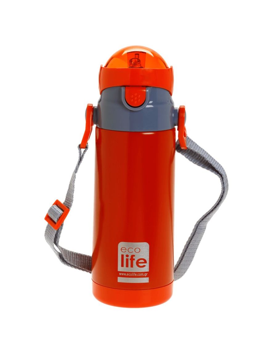 Ecolife ανοξείδωτο παγούρι kids thermos 400ml red 33-bo-2997 - Ecolife