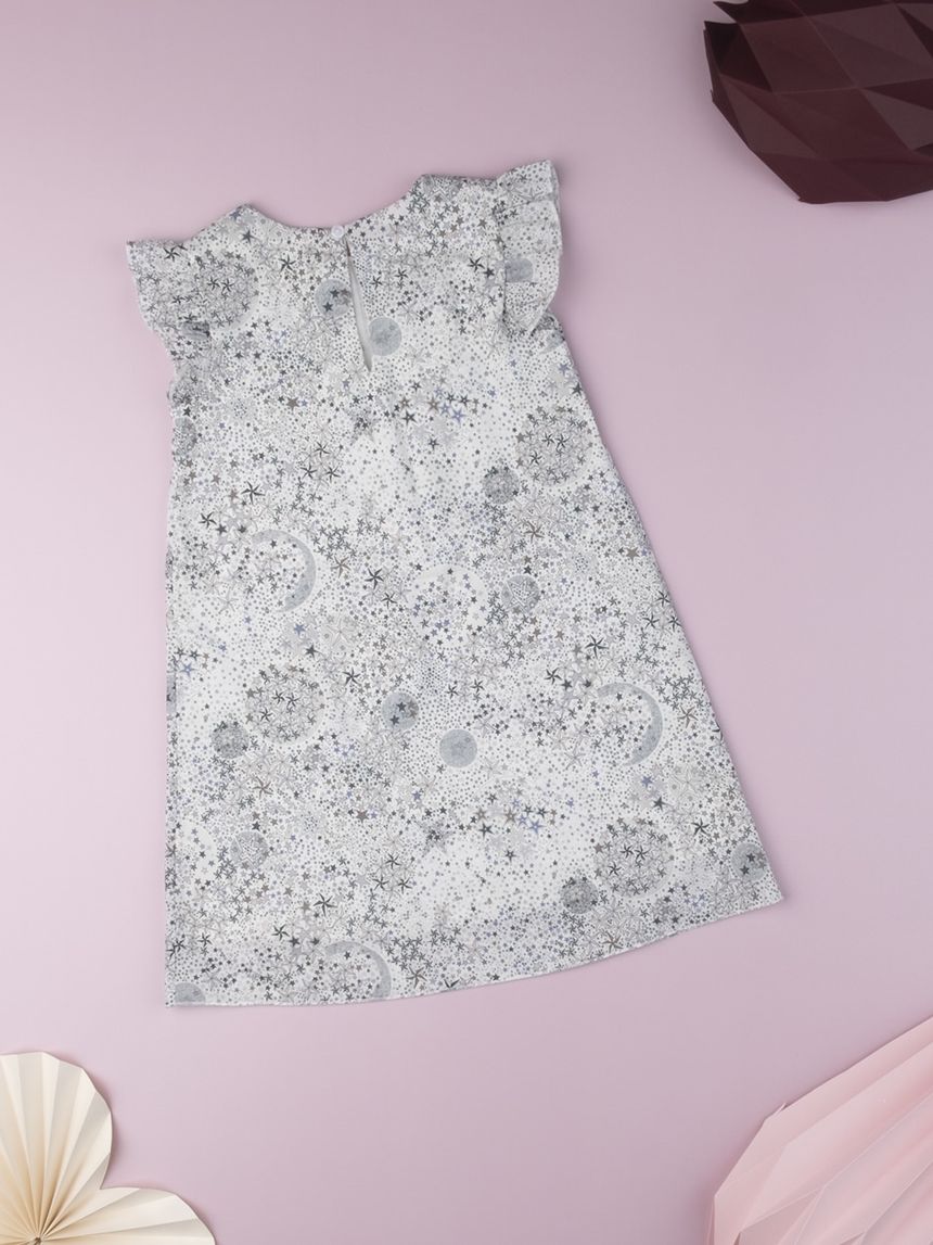 φόρεμα λευκό με στάμπες για κορίτσι 675561 - Prénatal