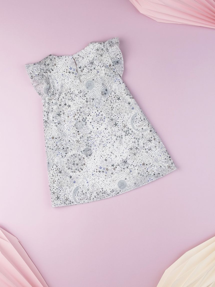 φόρεμα λευκό με στάμπες για κορίτσι 675560 - Prénatal