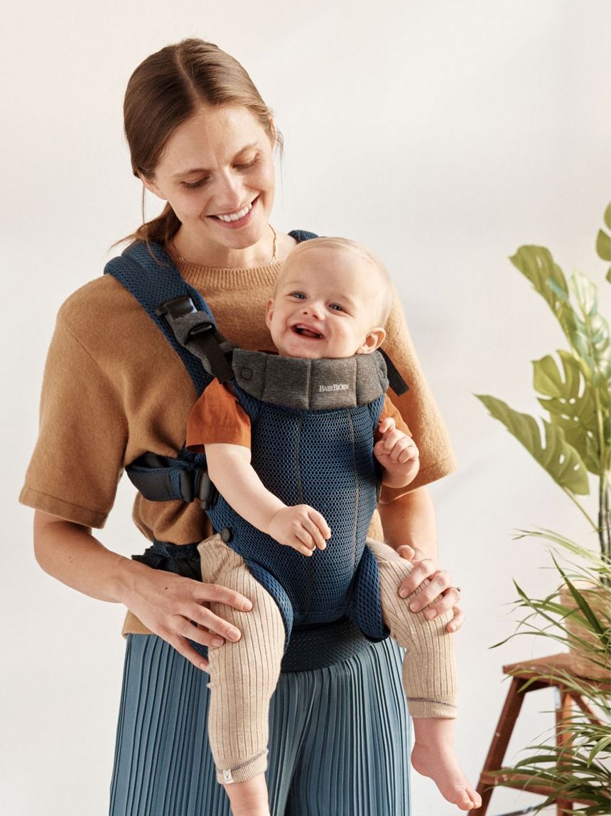 Babybjorn μάρσιπος harmony 3d mesh navy blue - Baby Bjorn