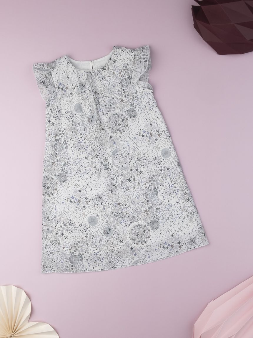 φόρεμα λευκό με στάμπες για κορίτσι 675561 - Prénatal