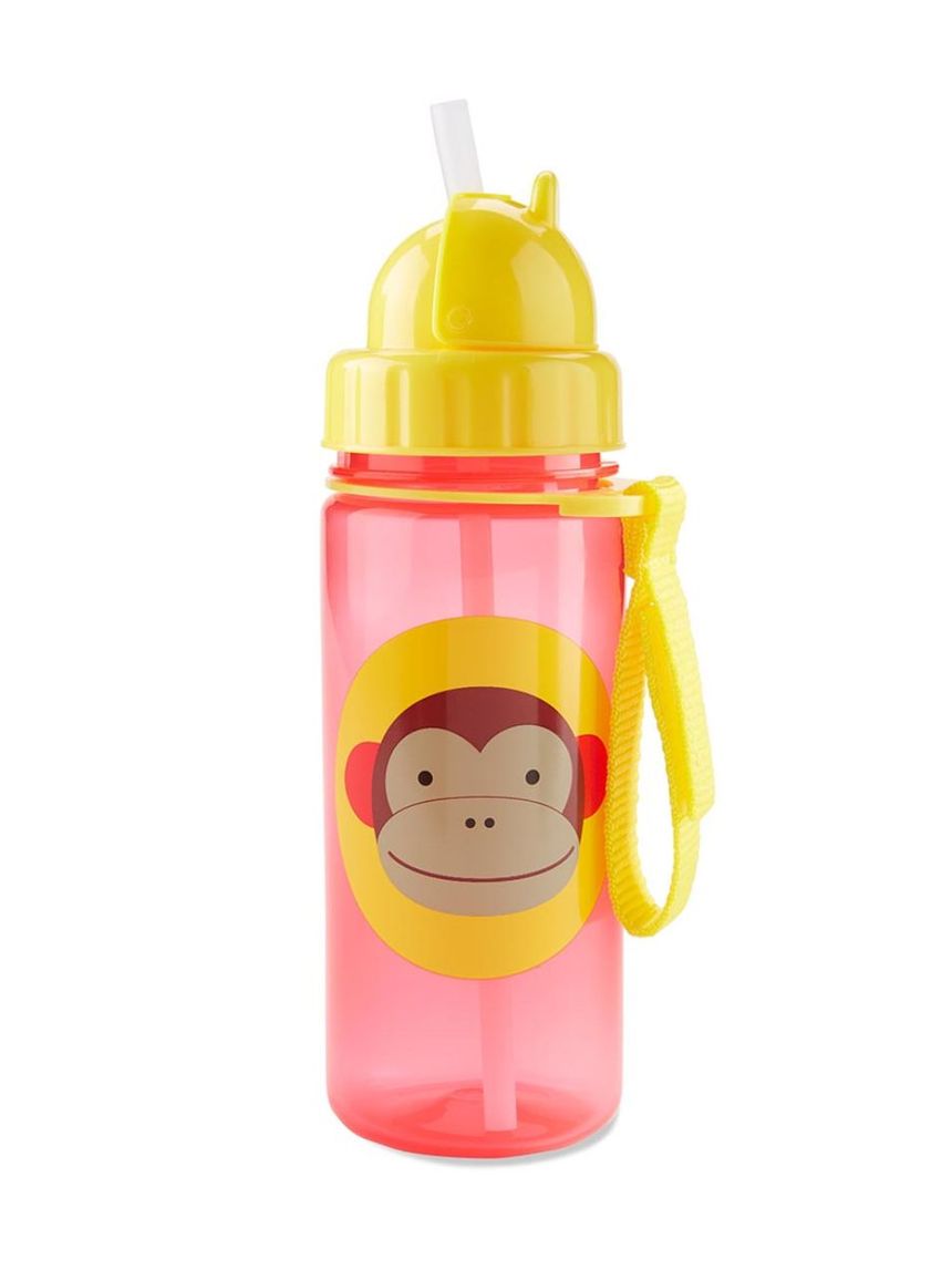 Skip hop zoo πλαστικό παγούρι με καλαμάκι 384.5ml monkey 29-2903033-09 - SKIP HOP