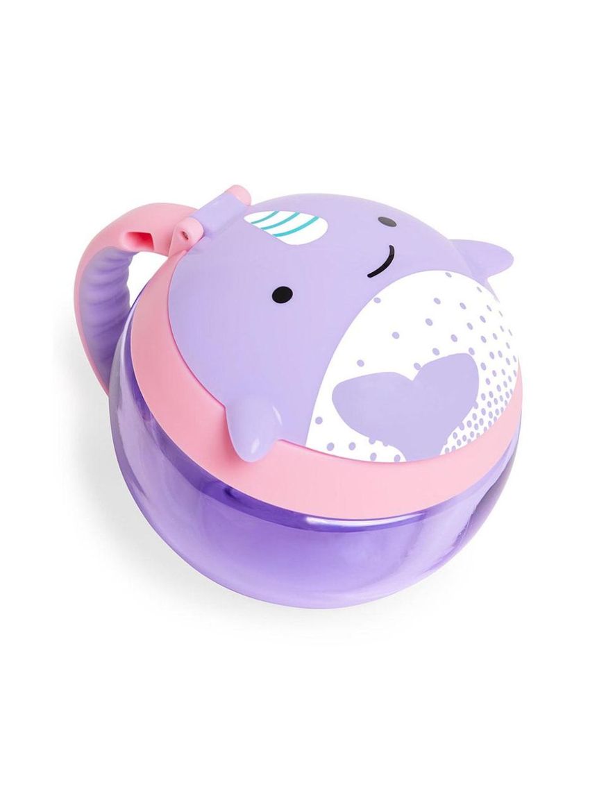 Skip hop zoo δοχείο για σνακ 222ml narwhal 29-2903007-30 - SKIP HOP