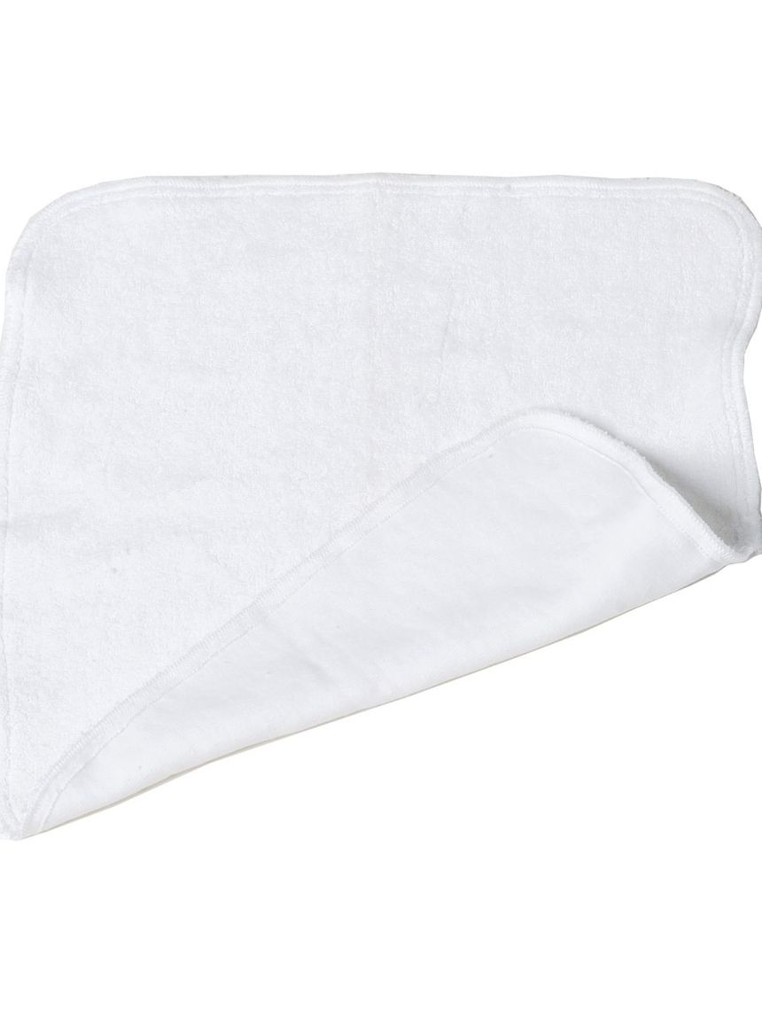 ο κόσμος του μωρού λαβέτα ώμου φροτέ άσπρη με κοπτοράπτη 30x30 cm - ο κόσμος του μωρού