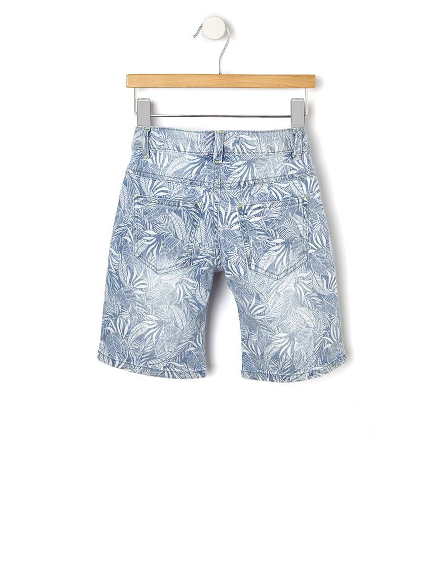 τζιν βερμούδα με φύλλα μεγ.8-9/9-10 ετών για αγόρι - Prénatal