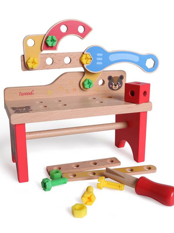 Iwood wooden toy workbench w13016 - iwood