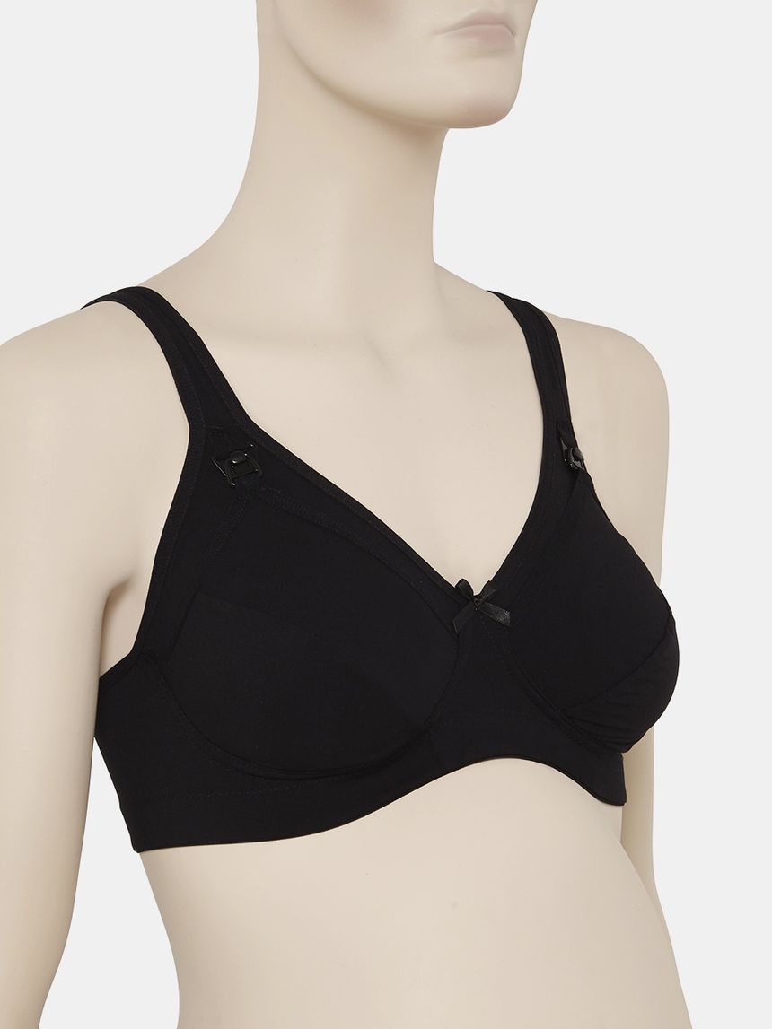σουτιέν θηλασμού microfiber μαύρο cup c - Prénatal