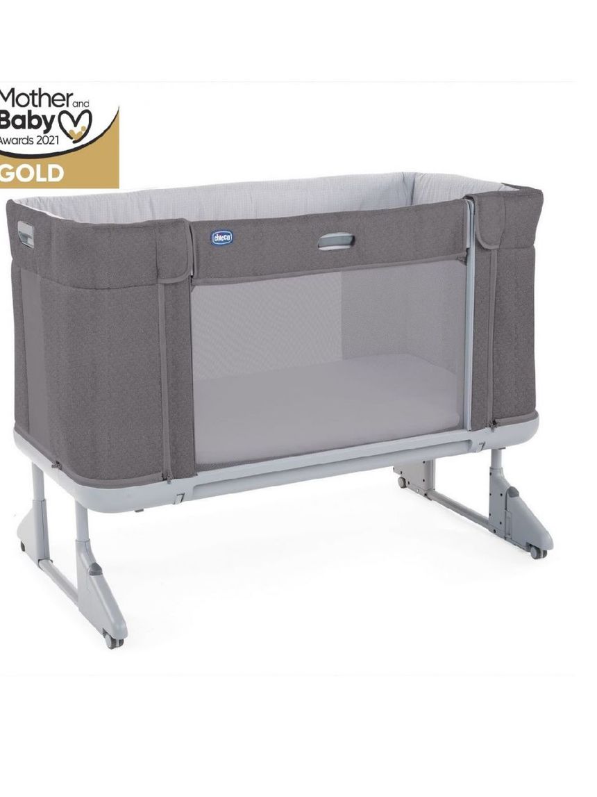 Chicco λίκνο - παρκοκρέβατο next2μe forever moon grey - Chicco
