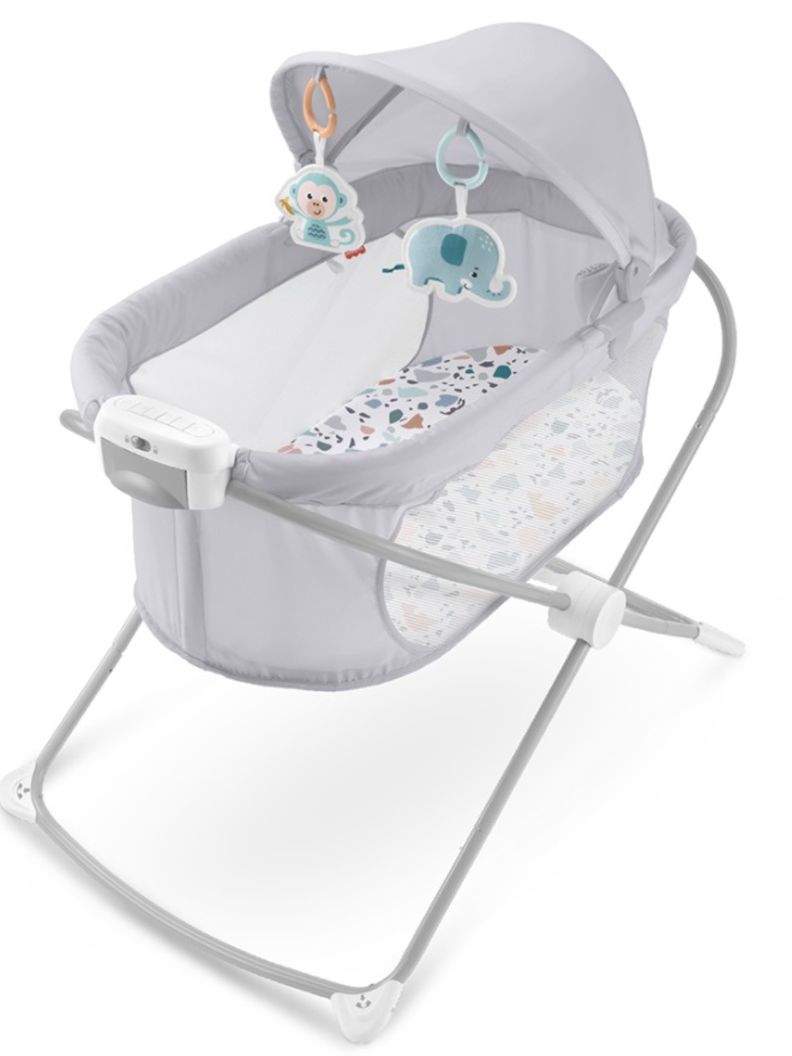 Fisher price λίκνο soothing lights fold flat bassinet - Fisher-Price