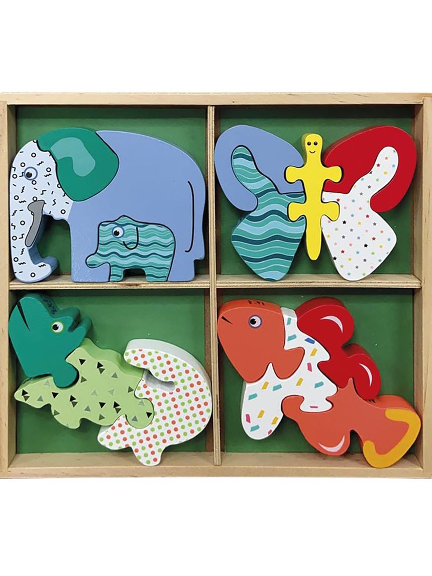 Wood' n play funny puzzle - Wood'N Play
