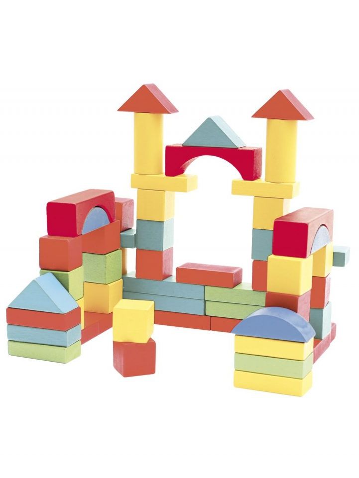 Wood' n play ξύλινα τουβλάκια 100 τμχ - Wood'N Play