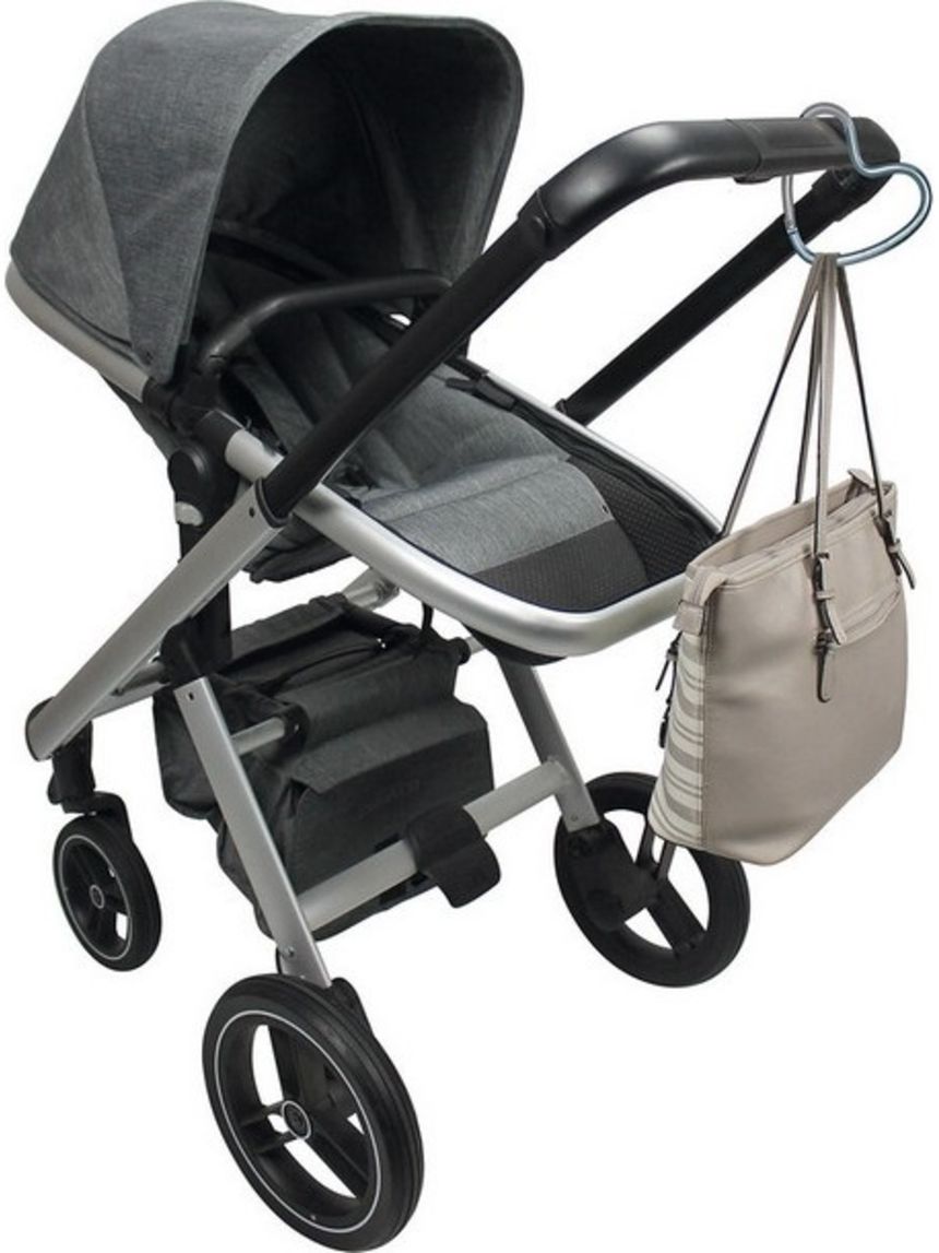 Dooky universal γάντζος καροτσιού grey crown - Dooky