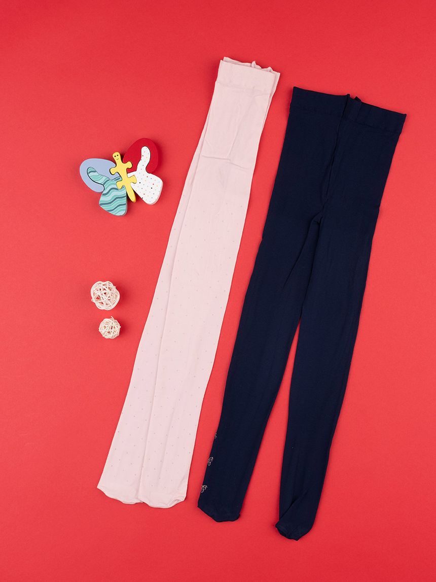 παιδικά καλσόν πακέτο x2 για κορίτσι - Prénatal