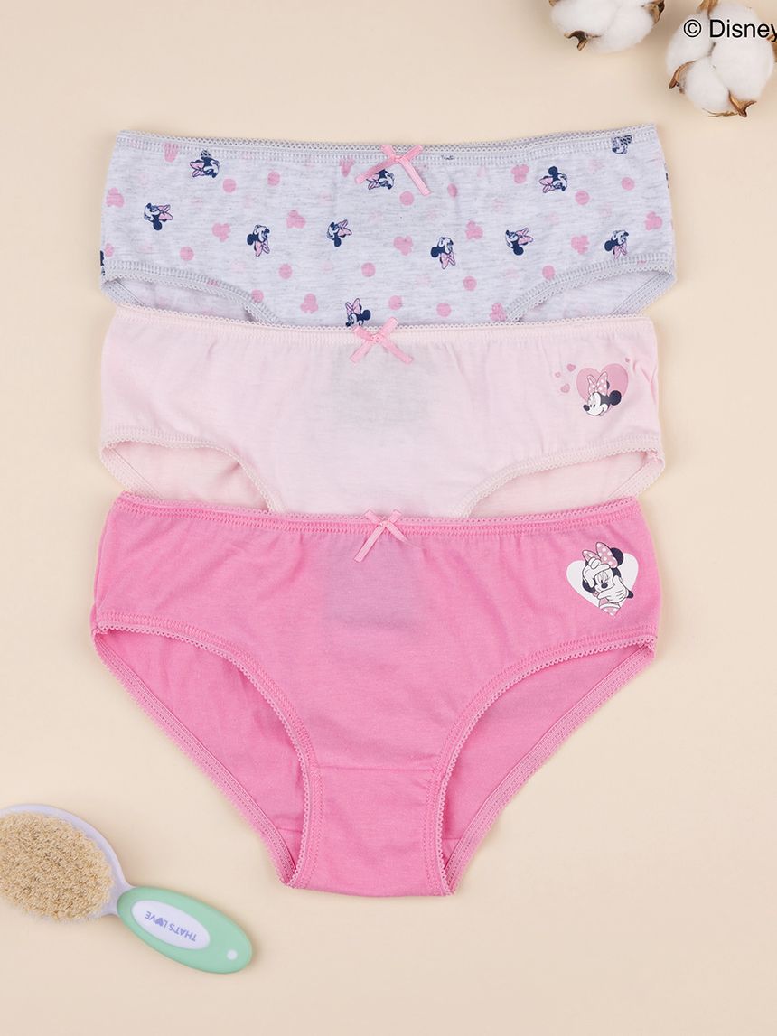 παιδικά σλιπ με τη minnie πακέτο x3 για κορίτσι - Prénatal