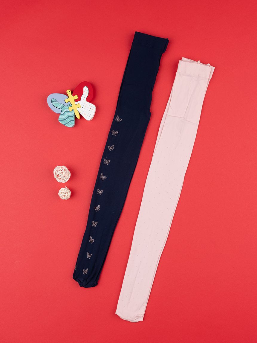 παιδικά καλσόν πακέτο x2 για κορίτσι - Prénatal