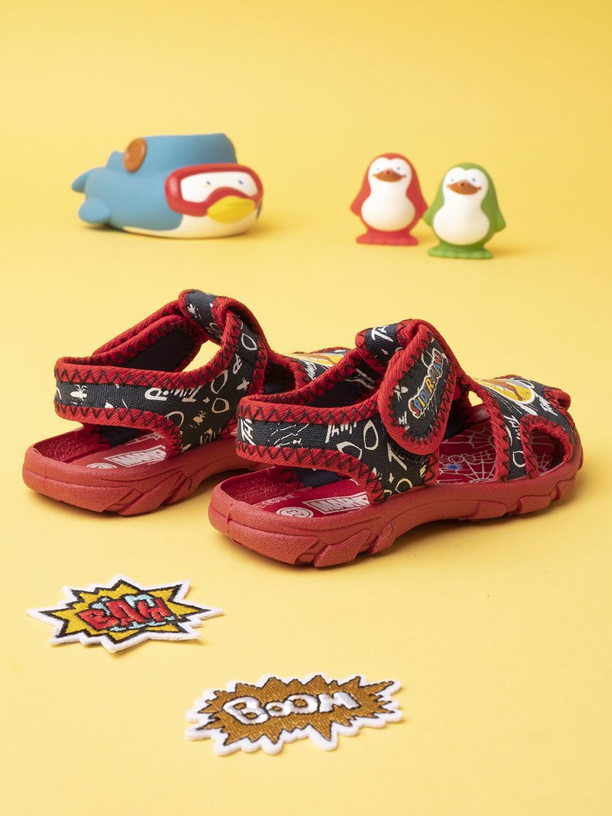 σανδάλια με τον spiderman για αγόρι 694231 - SILVER