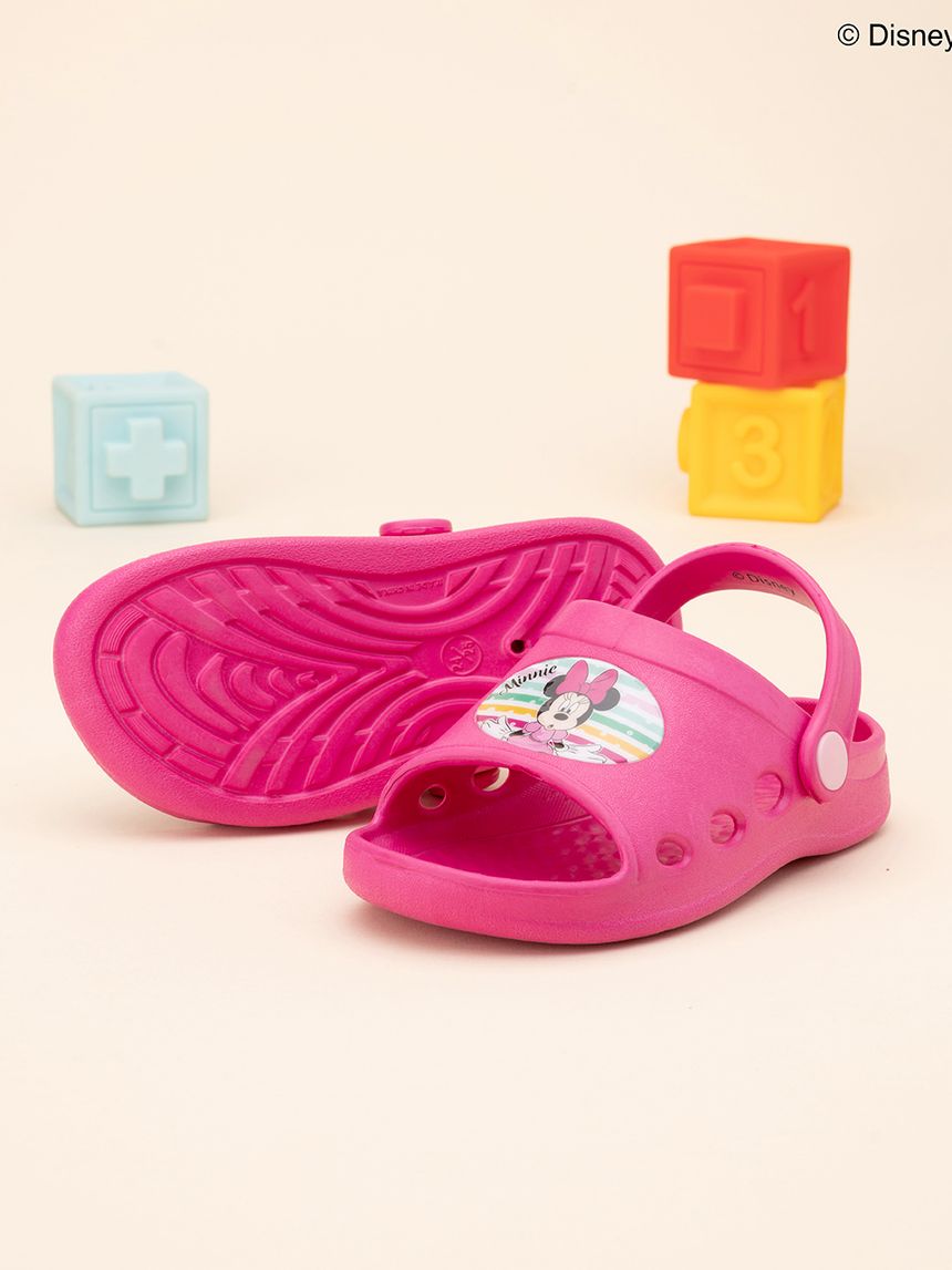 σαμπό θαλάσσης ανοιχτά φούξια με τη minnie για κορίτσι - SILVER