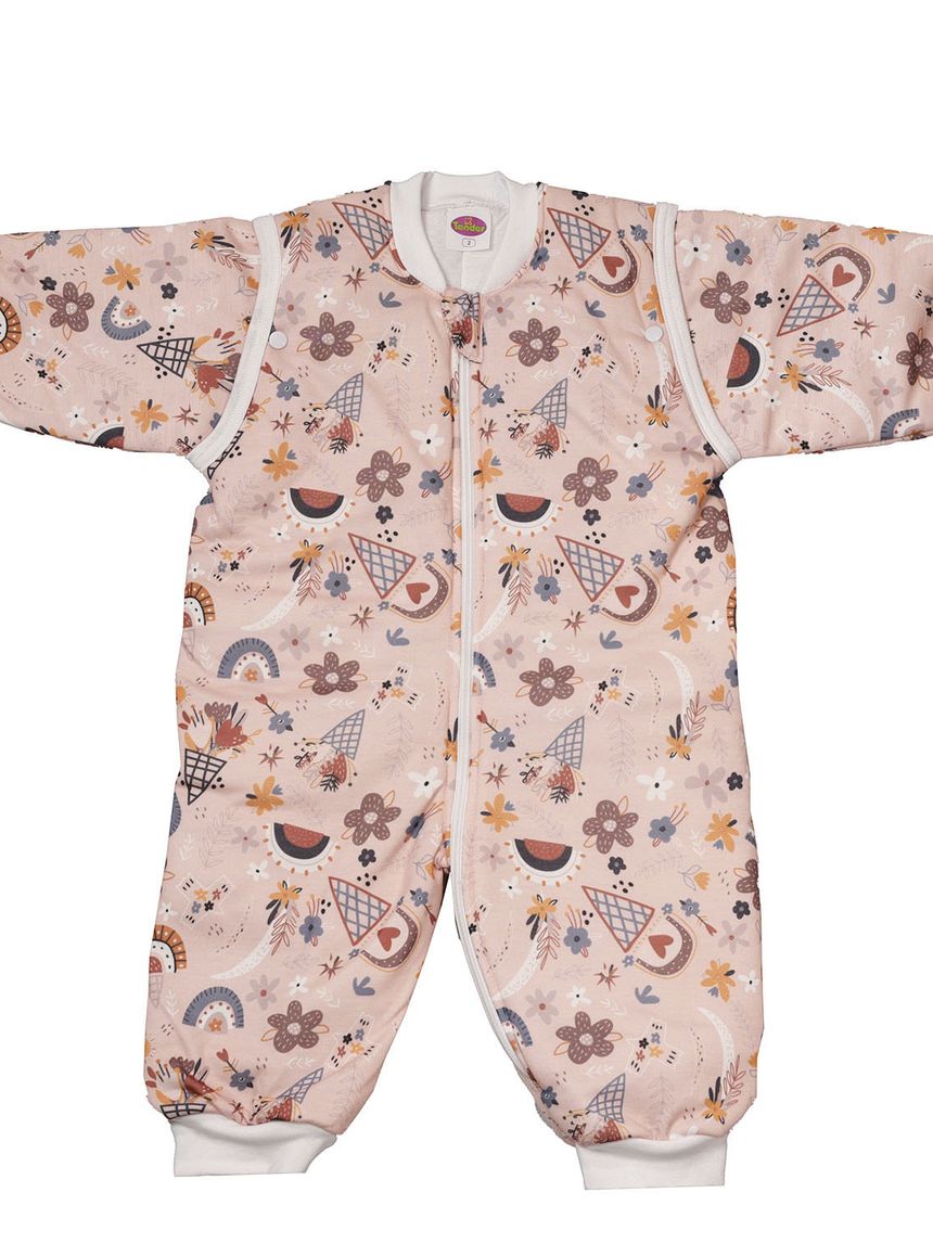 Tender υπνόσακος χειμωνιάτικος classic 2.5 tog boho ροζ για κορίτσι - Tender