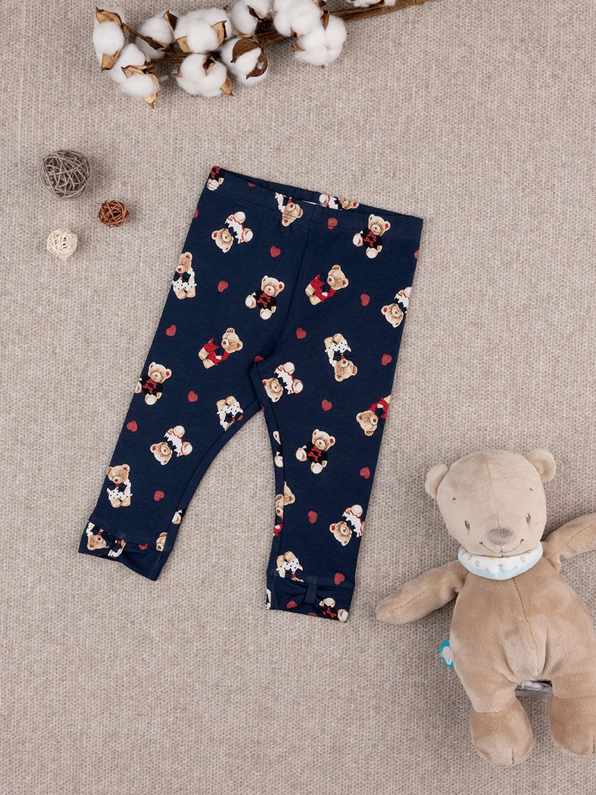 βρεφικό κολάν μπλε με αρκουδάκια για κορίτσι - Prénatal