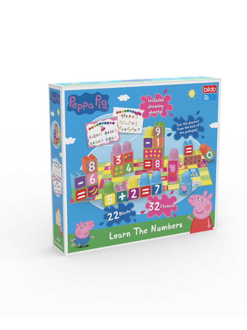 Bildo peppa pig εκπαιδευτικό παιχνίδι μαθαίνω τους αριθμούς 862-81100 - Peppa Pig