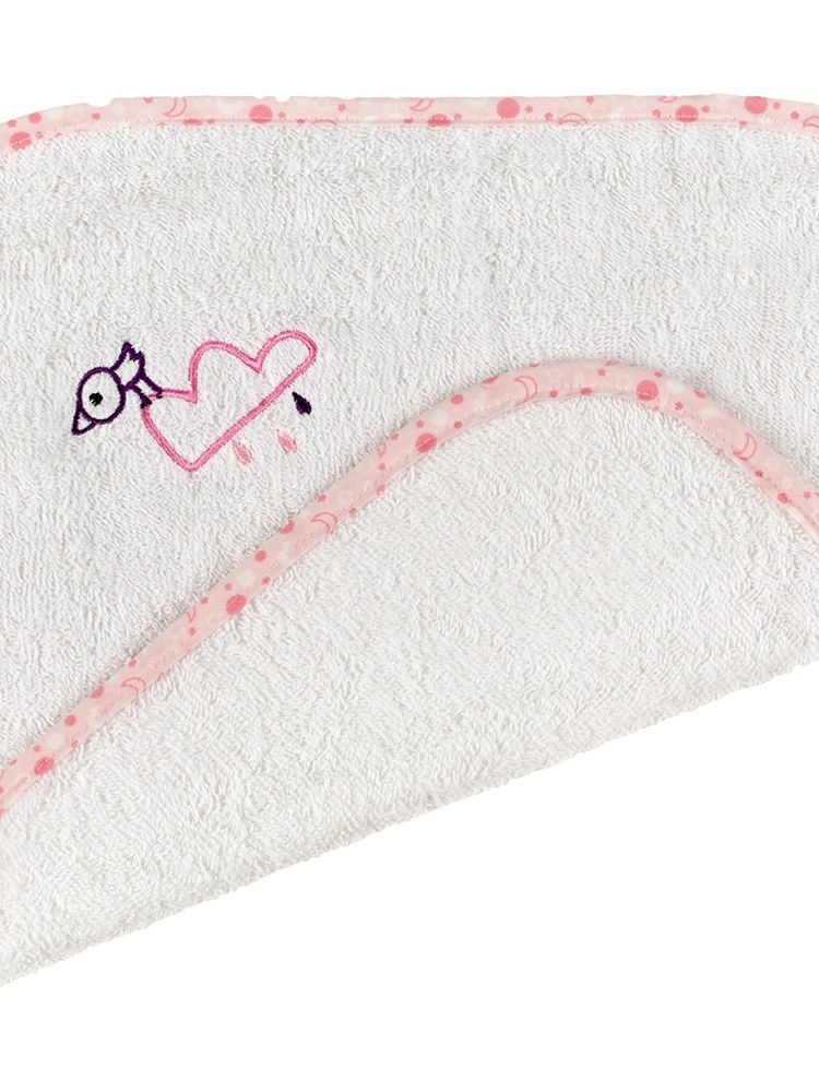 ο κόσμος του μωρού λαβέτα ώμου cutty ροζ 30x30 cm - ο κόσμος του μωρού