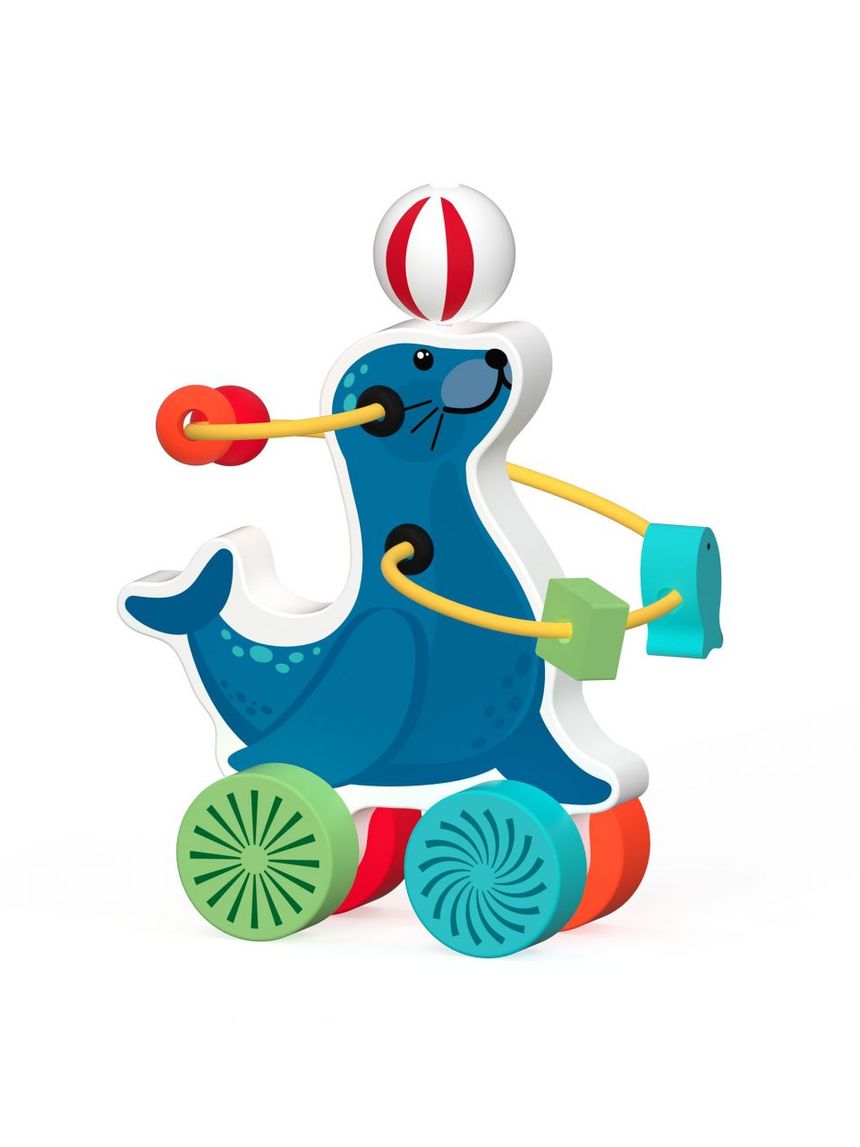 Wood' n play ξύλινο παιχνίδι δραστηριοτήτων φώκια prg00944 - Wood'N Play