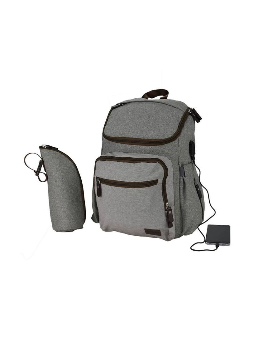 Bebe stars τσάντα πλάτης – αλλαξιέρα με usb pure 590-182 - Bebe Stars