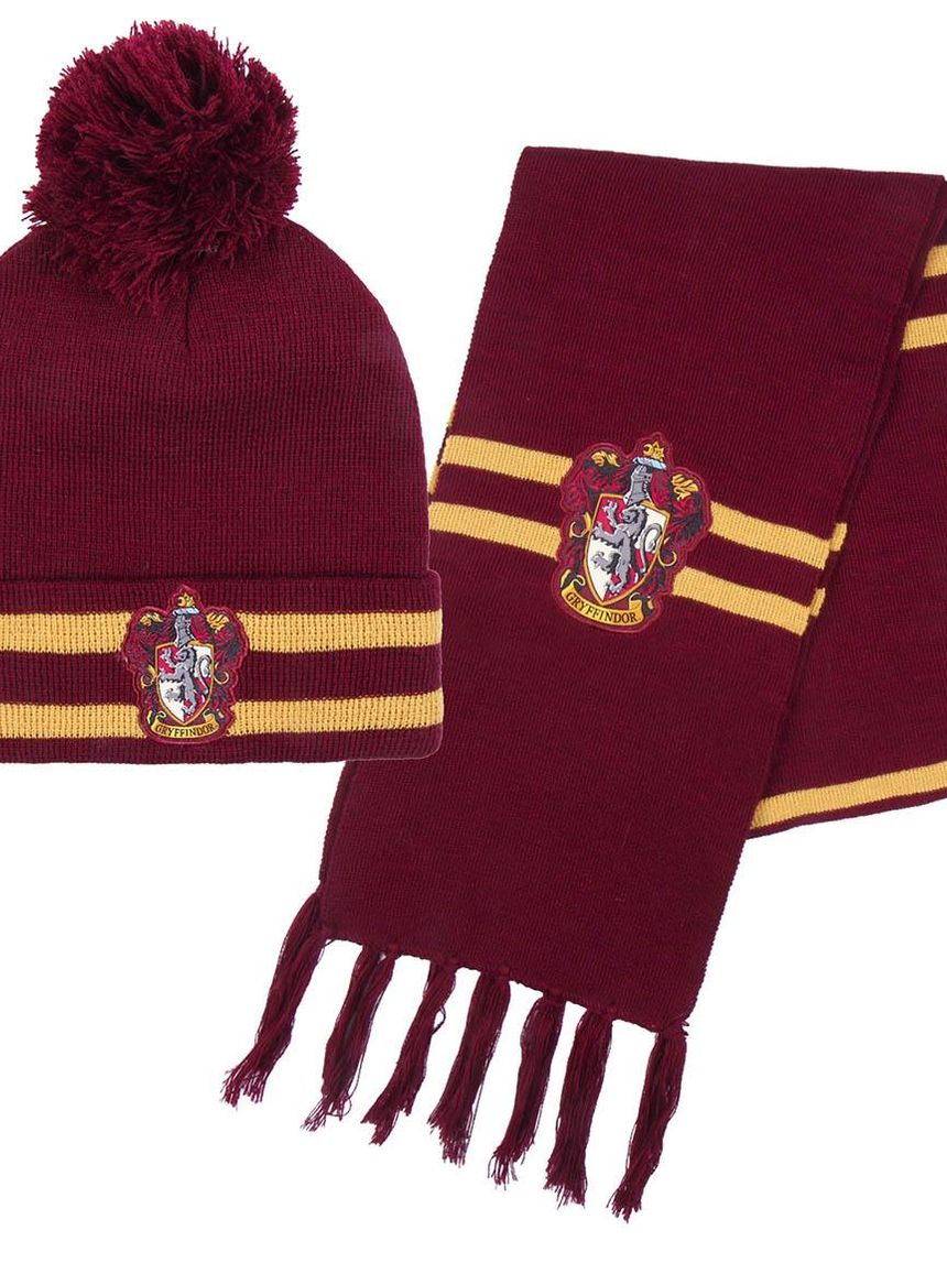 παιδικό χειμερινό σετ σκουφάκι και κασκόλ harry potter unisex - Disney