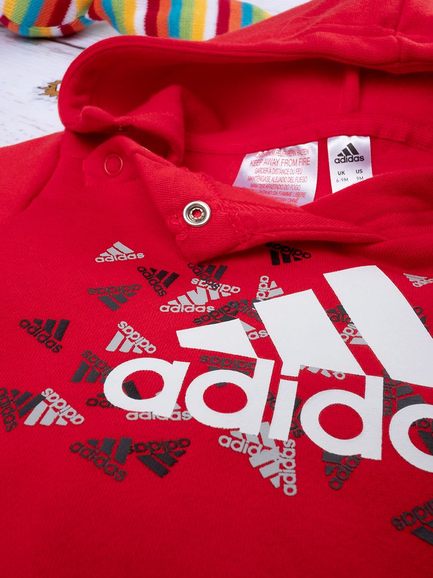 Adidas αθλητικό σετ hoodie και φόρμα hu1553 για αγόρι - Adidas