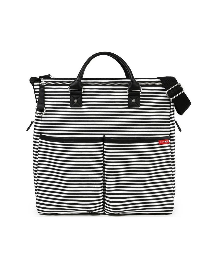 Skip hop τσάντα - αλλαξιέρα duo special edition - black/white stripe - SKIP HOP