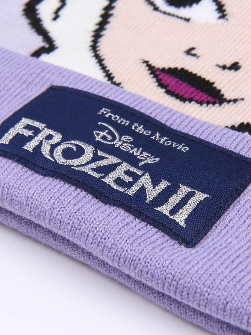 παιδικό χειμερινό σκουφάκι λιλά frozen για κορίτσι - Disney