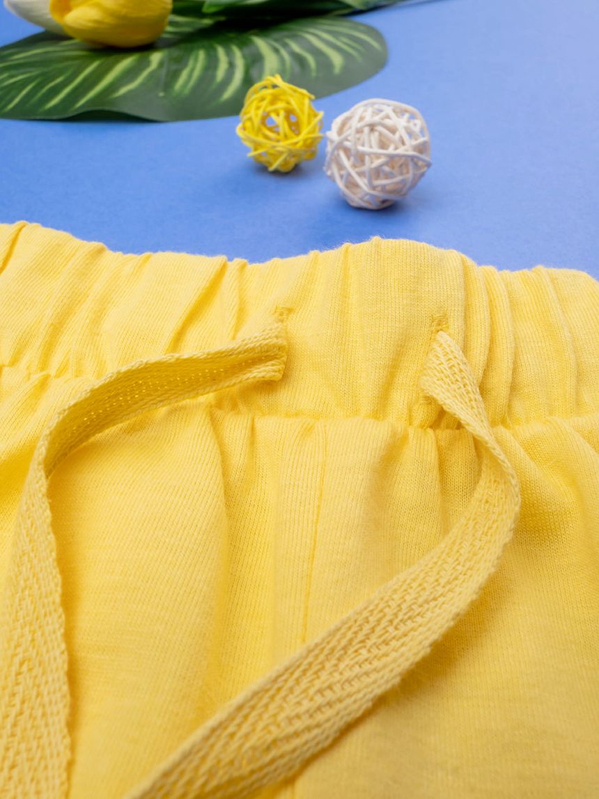 βρεφική βερμούδα κίτρινη για αγόρι - Prénatal