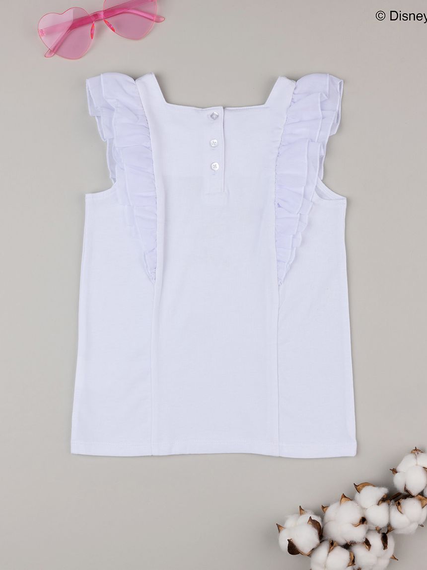 παιδική μπλούζα λευκή με τη minnie για κορίτσι - Prénatal